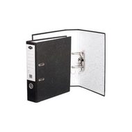 Marbig Foolscap Lever Arch File Paper Spine Black