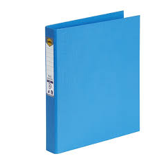 Binder Marbig A4 Pe 2 D-Ring 25Mm Sky Blue