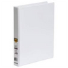 Binder Insert Marbig A5 Clearview 2 D-Ring 25Mm White