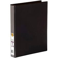 Binder Insert Marbig A4 Clearview 3 D-Ring 25Mm Blue