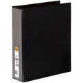 Binder Insert Marbig A4 Clearview 4 D-Ring 50mm Black