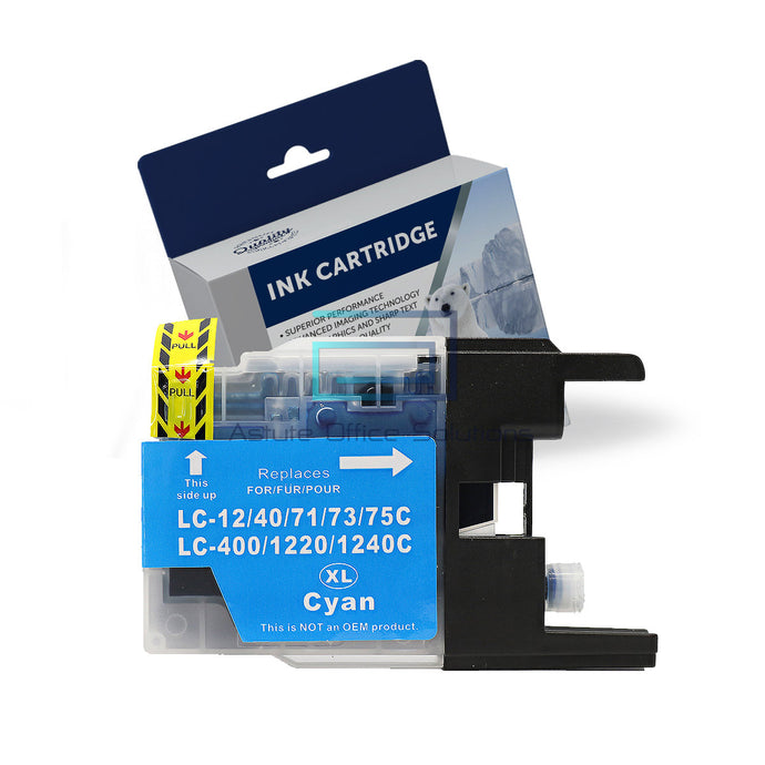 Brother LC40C Cyan High Yield Compatible Ink