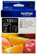 Brother LC131BK DCPJ152W/172W/552DW/752DW MFCJ245/J470DW/J475DW/J650DW/J870DW Black Ink Cartridge 300pg