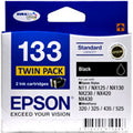 Epson 133 Black Twin Pack EPSON STYLUS N11, EPSON STYLUS NX125, EPSON STYLUS NX130, EPSON STYLUS NX230, EPSON STYLUS NX420, EPSON STYLUS NX430, EPSON WORKFORCE 320