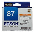 Epson T0870 R1900 Gloss Optimiser Ink Cartridge