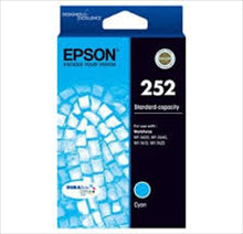 Epson 252 WorkForce 3620/3640/7610/7620 Cyan Ink Cart 250pg