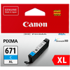 Canon CLI671XL Cyan Ink Cart - 645 pages