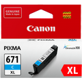 Canon CLI671XL Cyan Ink Cart - 645 pages