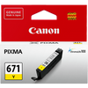 Canon CLI671 Yellow Ink Cart - 306 pages