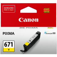 Canon CLI671 Yellow Ink Cart - 306 pages