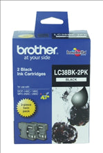 Brother LC38 MFC 145C/165C/250C/290C Black Ink Cartridge 2 pack