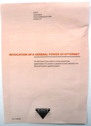 Power Of Attorney Revocation Of A General Form 5