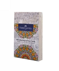 Postcard Colouring Faber-Castell 184X94Mm 300Gsm 60 Cards