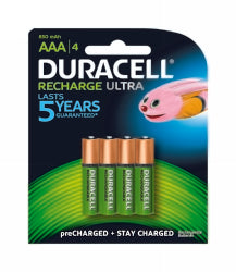 Battery Duracell Nimh Rechargeable 800 Aaa4