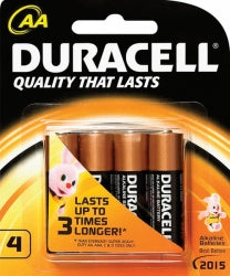 Battery Duracell Alk Aa 4