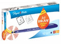 Pen Papermate Inkjoy 100St With Touchscreen Stylus 1.0Mm Blue Bx12