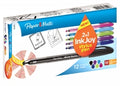 Pen Papermate Inkjoy 100St 2In1 Stylus 1.0Mm Asst Colours Bx12