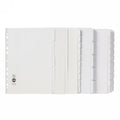 Marbig A4 Manilla Dividers 5 Tab Reinforced Strip White