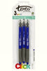 Pen Texta Bp 1.0Mm Retractable Blue Pk3