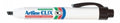 Marker Artline 93 Clix Retract Perm 4Mm Chisel Nib Black