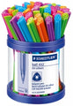 Pen Staedtler Bp Stick Ice 432 Med Asst Display 50