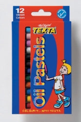 Crayons Texta Oil Pastels Large Pk12