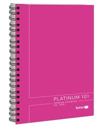 Note Book Spirax A4 Platinum 404P Pink 90Gsm 101P