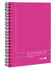 Note Book Spirax A5 Platinum 405P  Pink 90Gsm 101P