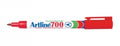 Marker Artline 700 Permanent 0.7Mm Bullet Nib Red