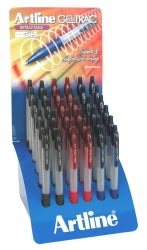 Pen Artline 5570 Geltrac Retract Disp 36+(1 Box A/L70 Blk)