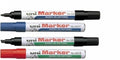 Marker Uni 580B Permanent Chisel Blue