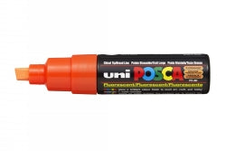 Marker Uni Posca Pc8Kf Chisel Fluoro Orange