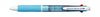 Pen Uni Rb Jetstream Sxe Retractable 3 Colours 0.7Mm L/Blue Barrel