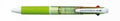 Pen Uni Rb Jetstream Sxe Retractable 3 Colours 0.7Mm Green Barrel