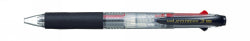 Pen Uni Rb Jetstream Sxe Retractable 3 Colours 1.0Mm Clear Barrel