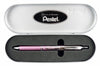 Pen Pentel Energel Bl407 Rt Metallic Pink Barrel In Gift Box