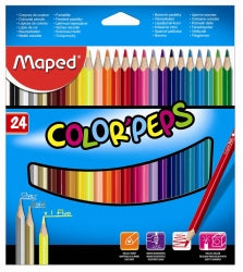 Pencils Coloured Maped Color'Peps 24'S