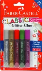 Glitter Glue Faber Classic Crd5