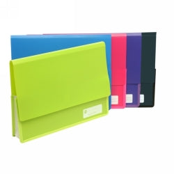 Document Wallet Marbig Polypick Heavy Duty Lime