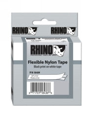 Label Tape Dymo 19Mmx3.5M Flexible Nylon White (In R5000 Kit)