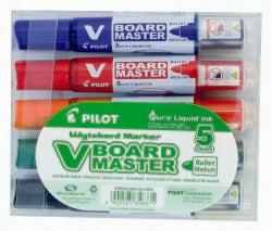 Marker W/B Pilot Begreen Master Med Bullet Asst Wlt5