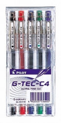 Pen Pilot Rb G-Tec-C4  0.4Mm  Wlt 5 Assorted