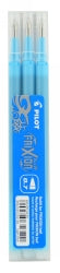 Pen Refill Pilot Frixion Ball 0.7Mm Light Blue Pack 3