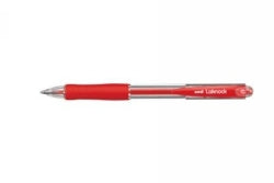 Pen Uni Bp Laknock Retractable Fine Red