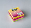 Stick On Notes Cube B/Tone 76X76Mm Neon Cols