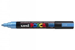 Marker Uni Posca Pc5M Bullet Tip Metallic Blue