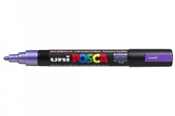 Marker Uni Posca Pc5M Bullet Tip Metallic Violet