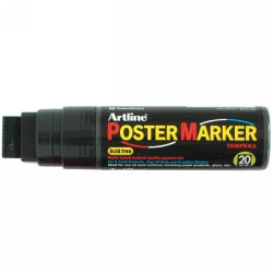 Marker Artline Poster Tempera 20Mm Black