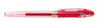 Pen Zebra Jimnie Gel Rb R/Grip Med Red (0.7Mm)