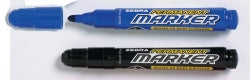 Marker Zebra Perm Bullet Blue